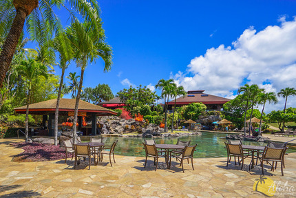 Swim Up Pool Bar at Hanalei Bay Resort