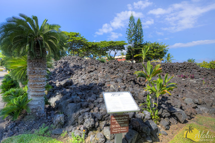 Archeological Site at The Keauhou Kona Surf and Racquet Club
