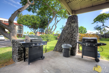 BBQ Area at Keauhou Kona Surf And Racquet Club