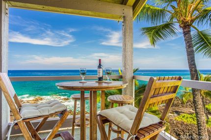 Lanai and View from Condo 1 301, Keauhou Kona Surf And Racquet Club