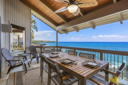 Lanai and View from Condo 1803, Kanaloa At Kona