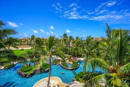 View from- Condo 3 403, Koloa Landing