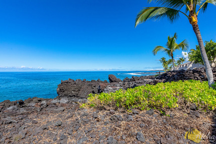 View from Lanai of Condo 1 102, Keauhou Kona Surf And Racquet Club